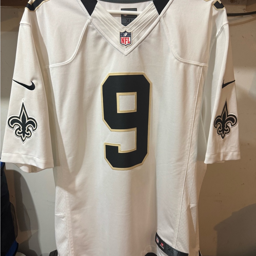 Nike On-Field Drew Brees New Orleans Saints Home Jersey